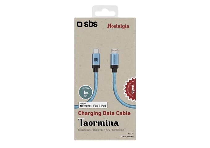 SBS Taormina Lightning-Type-C Daten- und Ladekabel