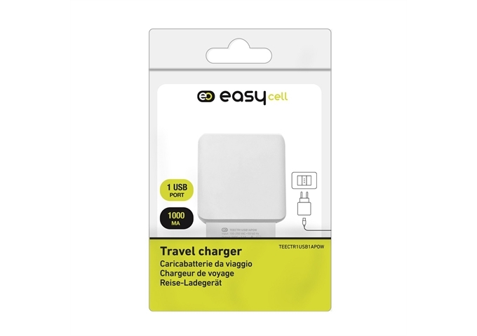 EASYCELL Travel charger with 1A USB