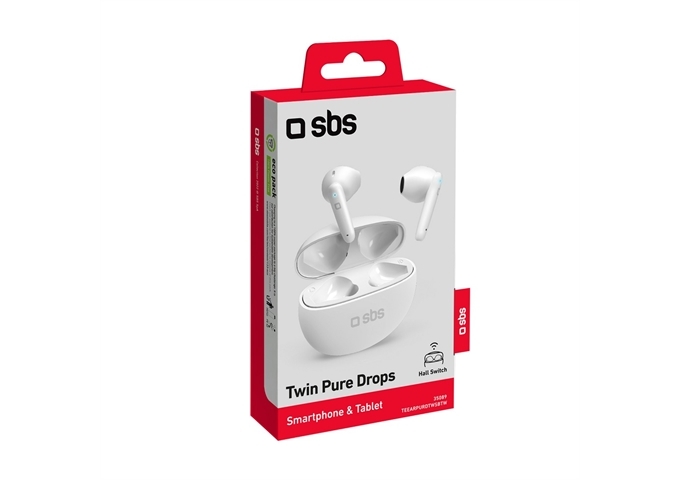 SBS Twin Pure Drops – TWS-Ohrhörer mit Mikrofon zur Un