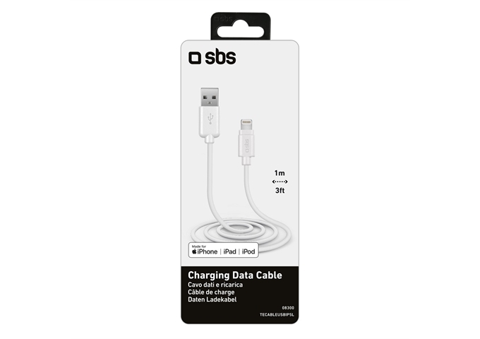 SBS Data cable USB 2.0 to Apple Lightning