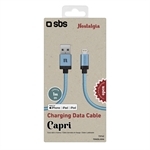 SBS Daten- und Aufladekabel Lightning-USB 2.0 Capri