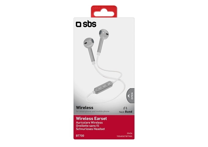 SBS Ultraleichte Wireless Semi-In-Ear-Kopfhörer