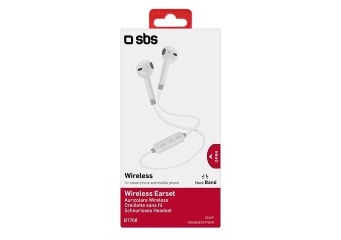 SBS Ultraleichte Wireless Semi-In-Ear-Kopfhörer