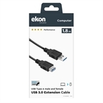 Ekon USB 3.0 Typ A Stecker - Buchse Kabel