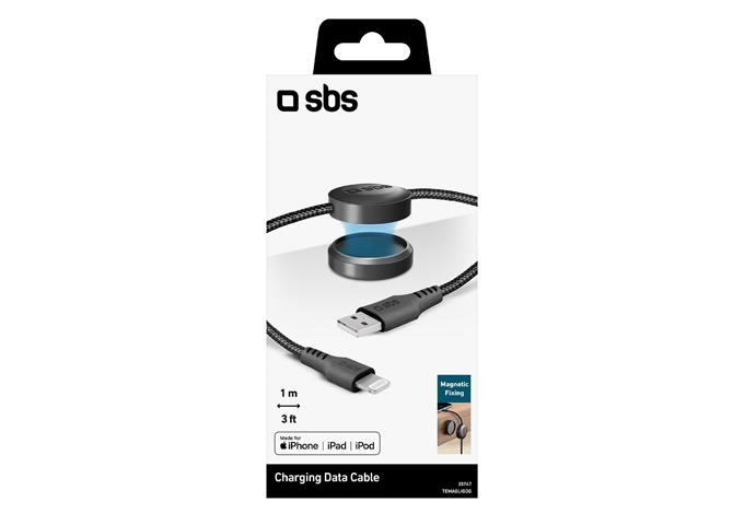 SBS USB auf Lightning Kabel mit Magnethalterung