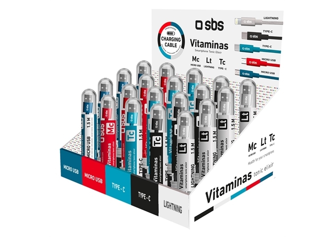 SBS USB Daten- und Ladekabel - Micro USB Vitaminas