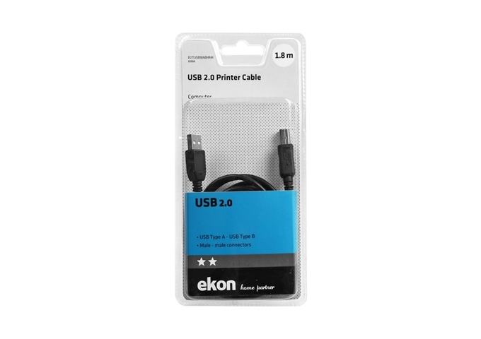 Ekon USB Typ A - USB Typ B Kabel