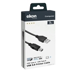 Ekon USB Typ A - USB Typ B Kabel