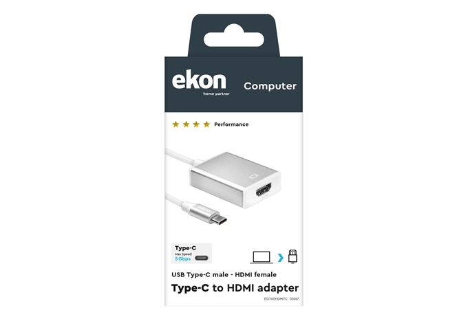 Ekon USB Typ-C auf HDMI Adapter