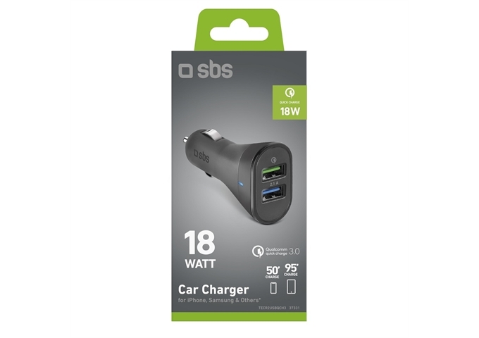 SBS USB-Autoladegerät - Quick Charge