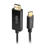 SBS USB-C - HDMI-Kabel für 4K/5K-Videowiedergabe