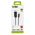 SBS USB-C - HDMI-Kabel für 4K/5K-Videowiedergabe