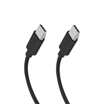 SBS USB-C - USB-C-Textilkabel mit Kabelhalter, 1,5 Met