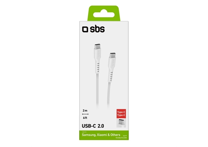 SBS USB-C auf USB-C-Daten- und Ladekabel