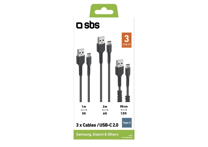 SBS USB-C--Lade- und Datenkabel-Kit