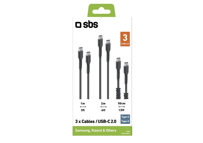 SBS USB-C--Lade- und Datenkabel-Kit.