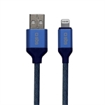 SBS USB-Ladekabel 2.0 - Lightning, Finish: Jeans