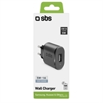 SBS USB-Reiseladegerät mit 1000 mA