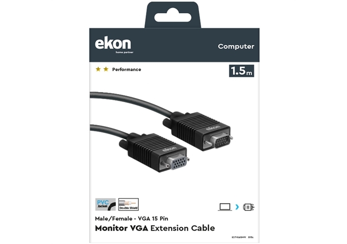 Ekon VGA-Kabel für Monitor