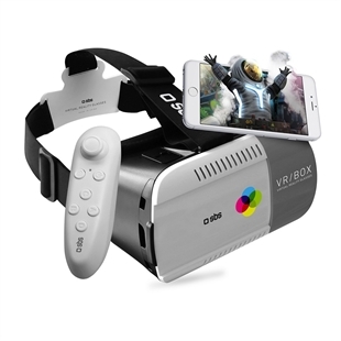 SBS Virtual-Reality-Brille und Gamepad für Smartphone