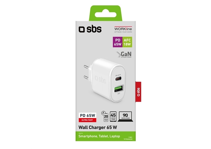 SBS Wall Charger 65W