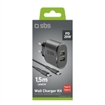 SBS Wall Charger Kit 20W