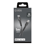 SBS Daten- und Ladekabel USB-C - Lightning