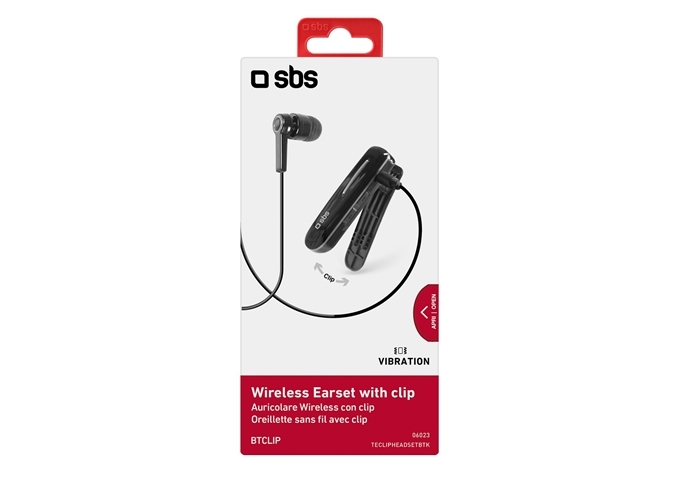 SBS Wireless-Kopfhörer mit Clip