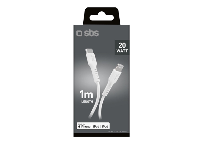 SBS Daten- und Ladekabel USB-C - Lightning