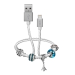 SBS Daten- und Ladekabel USB-Lightning mit Charm