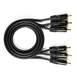 Ekon 3 RCA cable with gold-plated connectors