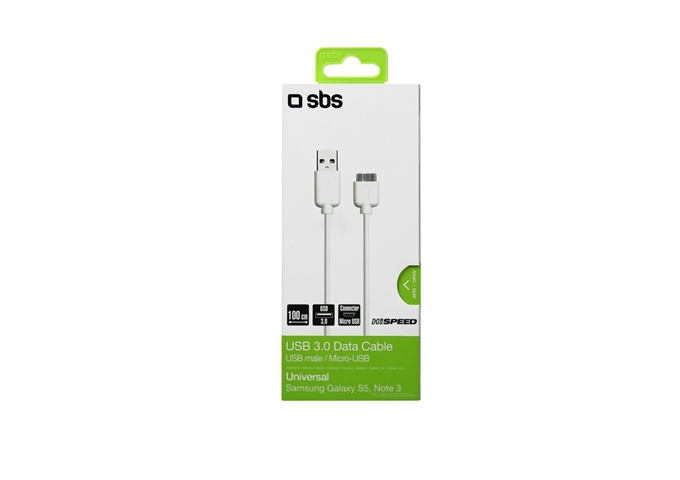 SBS Datenkabel USB 3.0 - Micro-USB 3.0 (B)