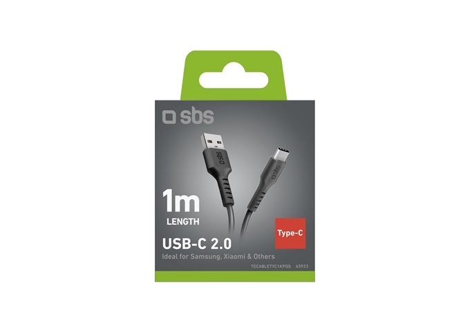 SBS Datenübertragungs- und Ladekabel Typ C - USB 2.0