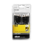 Ekon 3 RCA cable with gold-plated connectors