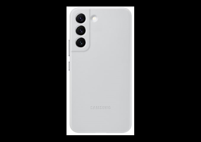 Samsung Galaxy S22+ Leather Cover light gray