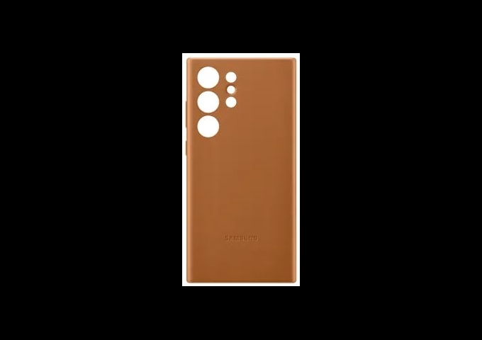 Samsung S23 Ultra Leather Case Camel