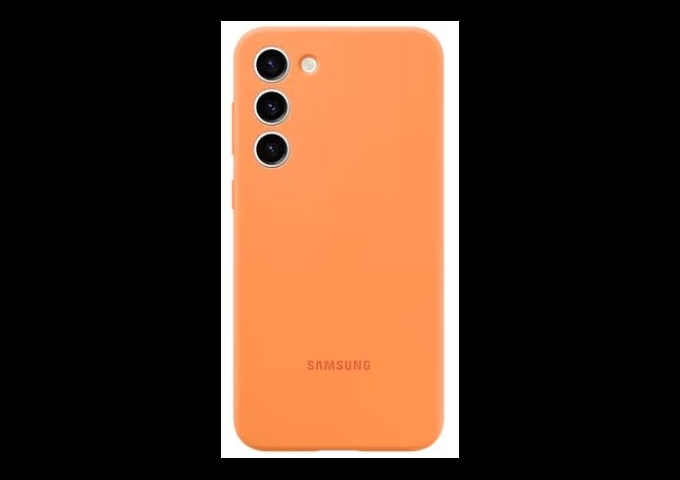 Samsung S23+ Silicone Case orange
