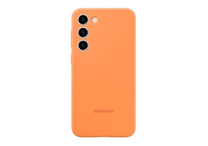 Samsung S23+ Silicone Case orange