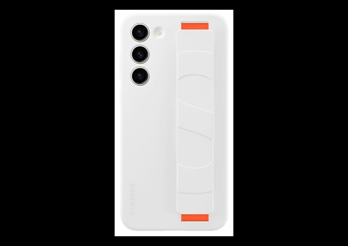 Samsung S23+ Silicone Grip Case White