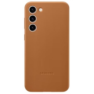 Samsung S23+ Leather Case Camel