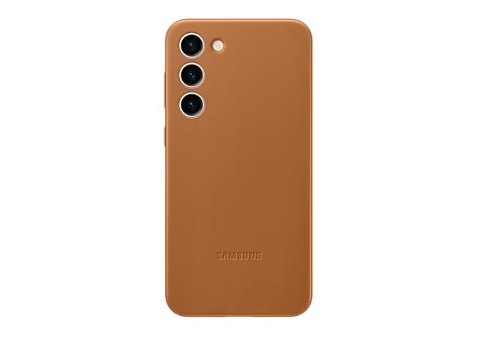 Samsung S23+ Leather Case Camel