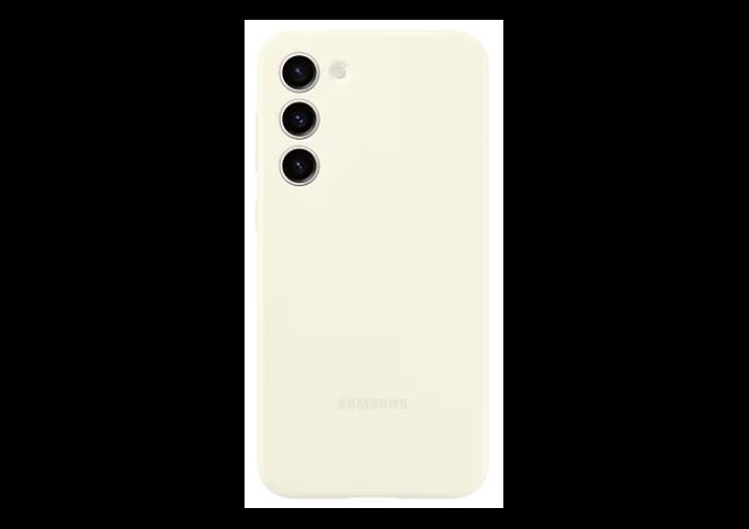 Samsung S23+ Silicone Case Cream