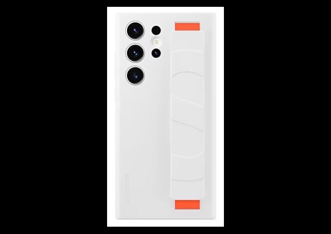 Samsung S23 Ultra Silicone Grip Case White