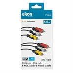 Ekon 3 RCA-Kabel