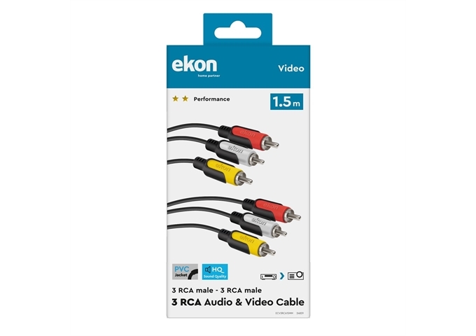 Ekon 3 RCA-Kabel