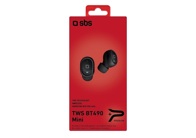 SBS Drahtloses Headset TWS BT490 Mini für UNIVERSAL