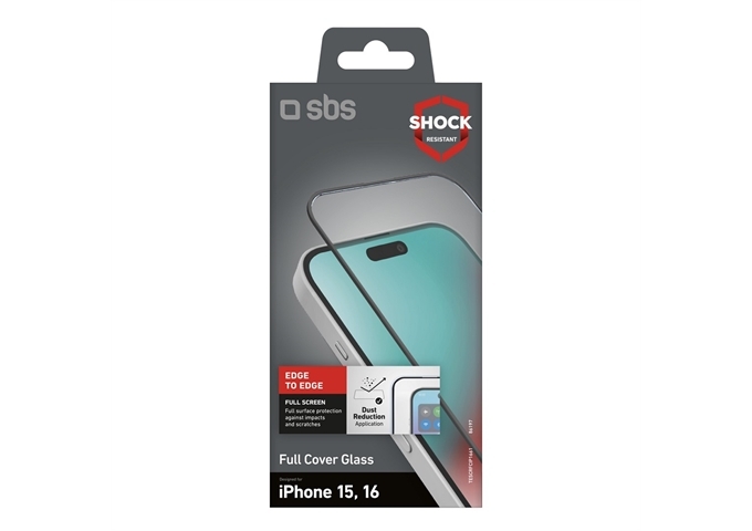 SBS Apple iPhone 16|Apple iPhone 15 Displayschutz