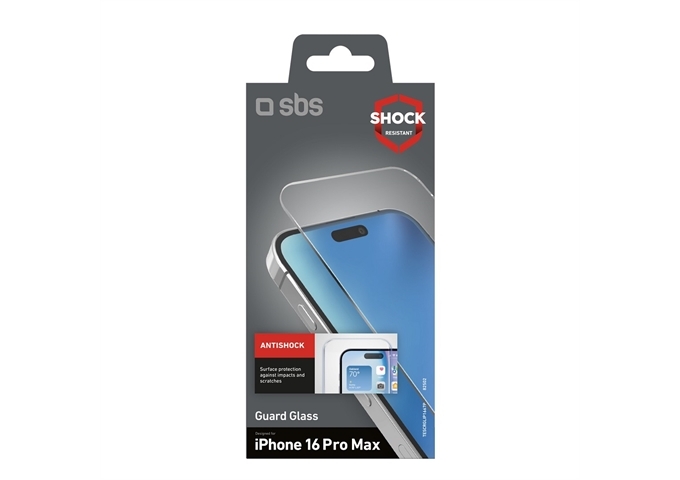 SBS Apple iPhone 16 Pro Max Displayschutz