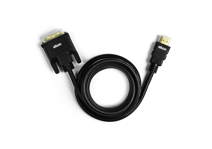 Ekon DVI-D / HDMI golden Cable