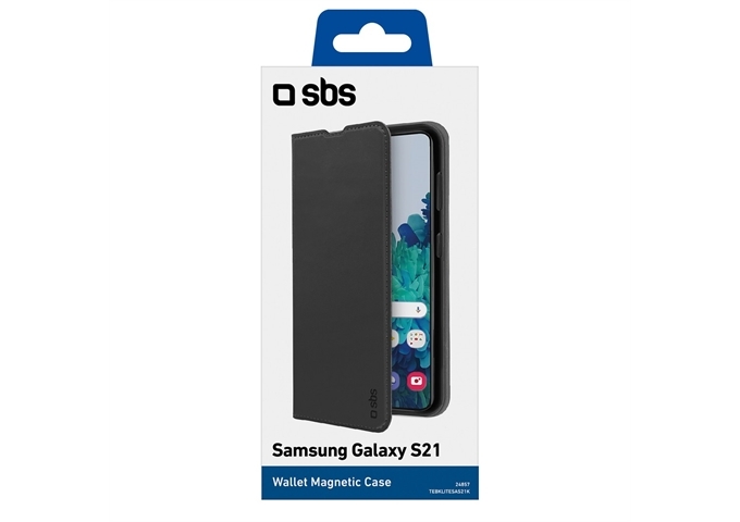 SBS Bookcase Wallet Lite-Hülle für Samsung Galaxy S21